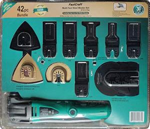 42pc Oscillating Tool Set GUARANTEED POWER Multi Tool +40pc PRO Blades & a Tote - FastCraft Brand at Costco - Great Holiday Gift