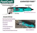 42pc Oscillating Tool Set GUARANTEED POWER Multi Tool +40pc PRO Blades & a Tote - FastCraft Brand at Costco - Great Holiday Gift