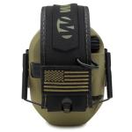 Walker's Razor Slim Patriot Series Muffs - Olive Drab Green