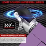 INTERGREAT Purple Tool Chest, 5-Drawer Rolling Storage Cabinet, Detachable Top Tool Box - Lockable Wheels, Garage & Workshop Barbershop Tool Cart