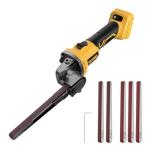 20V MAX Cordless Bandfile Sander Compatible with DeWalt 20V Battery, 6 Variable Speed, Rotate 170° Adjustable, Quick Belts Change, Power Tool Belt Sander for Woodworking, Paint, Metal Rust (Tool Only)