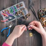 3 Pcs Jewelry Pliers Set - Needle Nose, Round Nose and Wire Cutters for Jewelry Making, Repair and Crafts，Wire Wrapping Beading Crafts Pliers