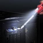 ORIA Electric Screwdriver Set, Rechargeable Cordless Screwdriver, Power Screwdriver, Small Repair Tool Kit with LED Light, 1/4'' Bit Holder, for Phones, Glasses, Camera, Laptop