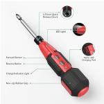 ORIA Electric Screwdriver Set, Rechargeable Cordless Screwdriver, Power Screwdriver, Small Repair Tool Kit with LED Light, 1/4'' Bit Holder, for Phones, Glasses, Camera, Laptop
