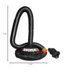 WORX WA4054.2 LeafPro Leaf Collection System for WORX Blower/Vac with up to a 5” Diameter Tube