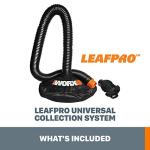 WORX WA4054.2 LeafPro Leaf Collection System for WORX Blower/Vac with up to a 5” Diameter Tube