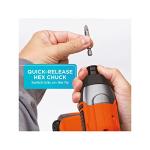 BLACK+DECKER 20V MAX* POWERCONNECT 1/4 in. Cordless Impact Driver Kit (BDCI20C)