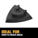DEWALT Sanding Pad For Oscillating Tool (DWA4200), Black