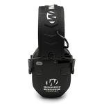 WALKER'S Razor Electronic Quad Muff w/ Bluetooth | 4 Mics 360-Degree Sound Capture 23dB NRR Hearing Protection Range Shooting Earmuffs w/ 2 AAA Batteries, Black