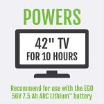 EGO POWER+ Portable Inverter, 150W, Power Inverter Generator, Quiet, Battery and Charger Not Included - PAD1500