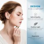 Hearprotek Hi-Fi Spirit Concert Ear Plugs, High Fidelity Silicone Music Earplugs for Concerts, Noise Reduction, Hearing Protection, Motorcycle, Musicians, Rave, Dj, Tinnitus Relief (Medium Size)