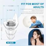 Hearprotek Hi-Fi Spirit Concert Ear Plugs, High Fidelity Silicone Music Earplugs for Concerts, Noise Reduction, Hearing Protection, Motorcycle, Musicians, Rave, Dj, Tinnitus Relief (Medium Size)