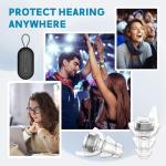 Hearprotek Hi-Fi Spirit Concert Ear Plugs, High Fidelity Silicone Music Earplugs for Concerts, Noise Reduction, Hearing Protection, Motorcycle, Musicians, Rave, Dj, Tinnitus Relief (Medium Size)