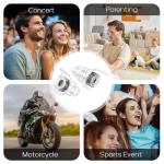 Hearprotek Hi-Fi Spirit Concert Ear Plugs, High Fidelity Silicone Music Earplugs for Concerts, Noise Reduction, Hearing Protection, Motorcycle, Musicians, Rave, Dj, Tinnitus Relief (Medium Size)