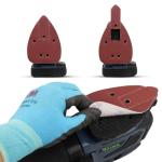 ZEITE 20V 2.0Ah Detail Sander Cordless, 13,000 OPM, 12Pcs Sanderpapers, Finger Sanding Design for Polishing of Small Details,Electic Sander for Woodworkiing, Dust Bag, Battery and Charger Included