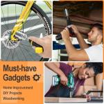 Stocking Stuffers for Men Super Universal Socket Tools Gifts for Men, Grip Set with Power Drill Adapter Cool Stuff Gadgets Present Ideas Gifts for Dad Husband Him Adults Mens Gifts Christmas for Women