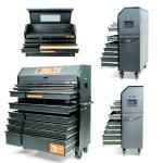 Olympia Tools Heavy Duty 52in. 15-Drawer Tool Chest and Rolling Cabinet Combo, Mechanic Tool Organizer Box for Garage Workshop, Black