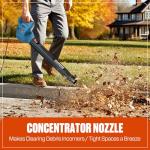 SENIX 6 AMP Handheld Electric Leaf Blower, Up to 260 CFM and 155 MPH, Lightweight, 120V (BLE06-L)