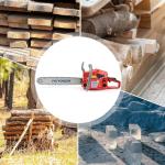 62CC Gas Chainsaw, 20 Inch Power Chain Saw, 2-Cycle Handed Petrol Chainsaws Gasoline Chainsaws Garden Tool for Cutting Trees, Wood, Outdoor Home Garden and Farm Use