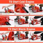 62CC Gas Chainsaw, 20 Inch Power Chain Saw, 2-Cycle Handed Petrol Chainsaws Gasoline Chainsaws Garden Tool for Cutting Trees, Wood, Outdoor Home Garden and Farm Use