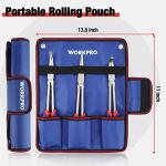 WORKPRO 3PC Long Reach Pliers Set, 11 Inch Extra Long Needle Nose Plier Set Includes Straight, 90° & 45° Bent Nose Plier, Pliers Tool Set for Narrow Spaces