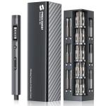 SUFICY 3.7V Mini Electric Screwdriver, 57-in-1 Magnetic Screwdriver Set, Precision Screwdriver Set, Cordless Screwdriver with LED Light, 3 Torque Settings Repair Tool Set for Phone Camera Laptop Watch