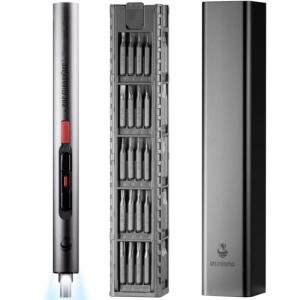 Electric Screwdriver, 72 IN 1 Precision Screwdriver Set with 3 Torque Settings, Magnetic Storage & LED Light, S2 Steel Mini Power Screwdriver Repair Tool Kit for Electronics, Laptop, Camera, and PC