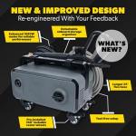 Chemical Guys Electric Pressure Washer PM2000 PRO – 2030 PSI, 1.77 GPM, 25’ Flex Hose, Compact Design, 360° Casters, Standard Connections, Cable Storage – EQP411