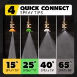 Chemical Guys Electric Pressure Washer PM2000 PRO – 2030 PSI, 1.77 GPM, 25’ Flex Hose, Compact Design, 360° Casters, Standard Connections, Cable Storage – EQP411