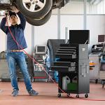 Goplus Rolling Tool Chest, 6-Drawer Tool Box Organizer w/Auto Locking System & Lockable Wheels & Sliding Drawers & Detachable Top, Tool Storage Cabinet for Garage Workshop (Black) …