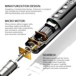 ANVANNA Mini Electric Screwdriver Set 120-IN-1: UnaMela Small Electric Screwdriver Cordless - 120 Precision Bits, LED Light, Magnetic Power Screwdriver Repair Tool Kit for PC RC Electronics
