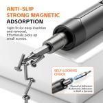 ANVANNA Mini Electric Screwdriver Set 120-IN-1: UnaMela Small Electric Screwdriver Cordless - 120 Precision Bits, LED Light, Magnetic Power Screwdriver Repair Tool Kit for PC RC Electronics