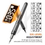 ANVANNA Mini Electric Screwdriver Set 120-IN-1: UnaMela Small Electric Screwdriver Cordless - 120 Precision Bits, LED Light, Magnetic Power Screwdriver Repair Tool Kit for PC RC Electronics