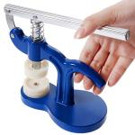 MMOBIEL Watch Press Set - Watch Back Case Closer - Glass Fitting Watchmaker Repair Tool Kit. with 12 Snap on Fitting Dies/Moulds