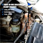 SMOTIVEPRO 35 Degree Long Hose Clamp Pliers with Locking Mechanism, Extra Long Reach Hose Clamp Pliers for Hard-to-Reach Hoses