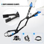 SMOTIVEPRO 35 Degree Long Hose Clamp Pliers with Locking Mechanism, Extra Long Reach Hose Clamp Pliers for Hard-to-Reach Hoses