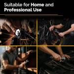 TOOLGUARDS Complete Ratcheting Wrench Set 33pcs - Metric and Standard - Combination Ratchet Wrench Set - 100% Lifetime Satisfaction Guarantee - Large