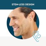 Etymotic ER20XS ETY Earplugs - Standard Size, Frost - High-Fidelity Hearing Protection - Up to 20 dB Sound Reduction - Reusable - Includes Neck Cord & Carrying Case