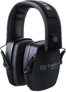 TacGuru SHOTMUFFS A – Passive Shooting Ear Protection Earmuffs, NRR 25 dB, Gun Range Hearing Protection for Shooters, Black