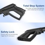 BILT HARD 1.76 GPM 2300 PSI Electric Pressure Washer, Power Motor with Stainless Steel Wand, 4 Spray Nozzles, Built-in Detergent Tank, 20Ft Hose, 35Ft Power Cord for Cars/Driveway/Fences/Home/Patios