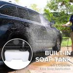 BILT HARD 1.76 GPM 2300 PSI Electric Pressure Washer, Power Motor with Stainless Steel Wand, 4 Spray Nozzles, Built-in Detergent Tank, 20Ft Hose, 35Ft Power Cord for Cars/Driveway/Fences/Home/Patios