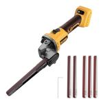 20V MAX Cordless Bandfile Sander Compatible with DeWalt 20V Battery, 6 Variable Speed, Rotate 170° Adjustable, Quick Belts Change, Power Tool Belt Sander for Woodworking, Paint, Metal Rust (Tool Only)
