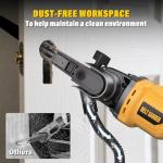 20V MAX Cordless Bandfile Sander Compatible with DeWalt 20V Battery, 6 Variable Speed, Rotate 170° Adjustable, Quick Belts Change, Power Tool Belt Sander for Woodworking, Paint, Metal Rust (Tool Only)