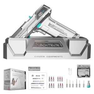 Gifts for Men, Gun-Shaped Cyberpunk Power Tool Gift - 8V AI Dual-Speed Hammer Drill Cool Desk Decor for Men Adults Him,Mens Gifts for Boyfriend,Husband,Dad (G007S-PRO)