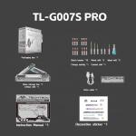 Gifts for Men, Gun-Shaped Cyberpunk Power Tool Gift - 8V AI Dual-Speed Hammer Drill Cool Desk Decor for Men Adults Him,Mens Gifts for Boyfriend,Husband,Dad (G007S-PRO)