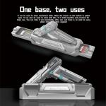 Gifts for Men, Gun-Shaped Cyberpunk Power Tool Gift - 8V AI Dual-Speed Hammer Drill Cool Desk Decor for Men Adults Him,Mens Gifts for Boyfriend,Husband,Dad (G007S-PRO)