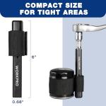 WORKPRO Nylon Strap Oil Filter Wrench, Universal Oil Filter Removal tool Adjustable, 1/2" Drive, Oil Filter Change Set, Ideal for Engine Filters, Conduit, & Fittings