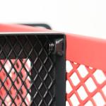 AZBESTPRO Power Tool Organizer Wall Mount Heavy Duty, 3 Tier 4 Drill Holder 17 Inch, Tool Holder and Storage Rack for Garage Organization (Red)