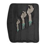 STARTRUAL 3-Piece Self Adjustable Pipe Wrench, 6” 8” 10” Self Locking Wrench, Chrome Vanadium Steel, Non-Slip Handle, For 9/32”-1 3/8” (7-35mm) pipes and nuts