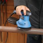 G LAXIA Orbital Sander，2.5Amp 4.9-inch Electric Sander with 20 piece Sanding Discs, 6 Variable Speed 6000-13000OPM and Dust Box for Sanding and Polishing